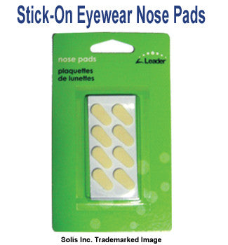 Soft peach colored stick-on nose pads