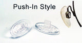 Soft Silicon Push-In Style Eyewear Nose Pads (2 Pair)