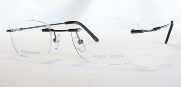 Flex-Tech Titanium  & Memory Rimless