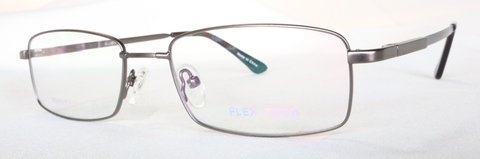 Flex-Tech Titanium & Memory Eyeglasses - Silver