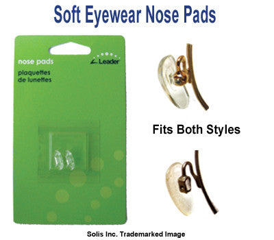 Soft Round and Oval Silicon Eyewear Nose Pads