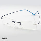 Feather Eyewear Flexible Titanium Alloy Rimless Eyeglasses