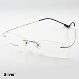 Feather Eyewear Flexible Titanium Alloy Rimless Eyeglasses